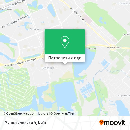 Карта Вишняковская 9