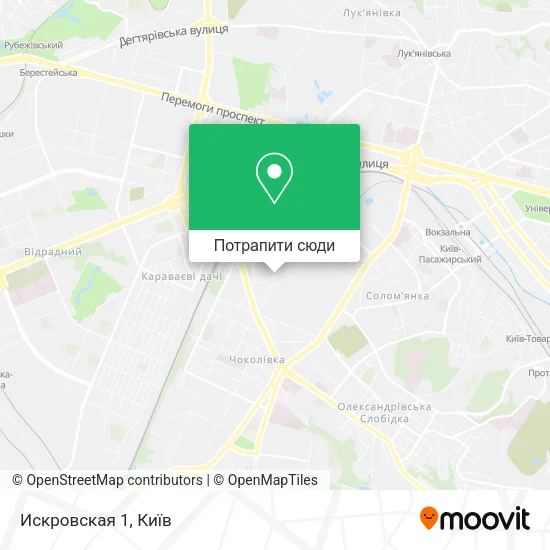 Карта Искровская 1