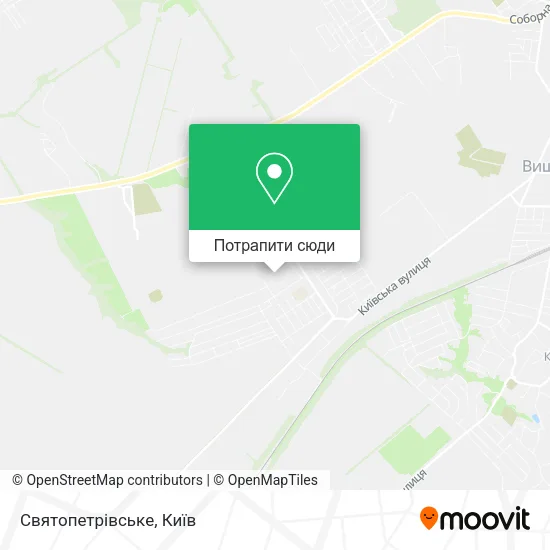 Карта Святопетрівське