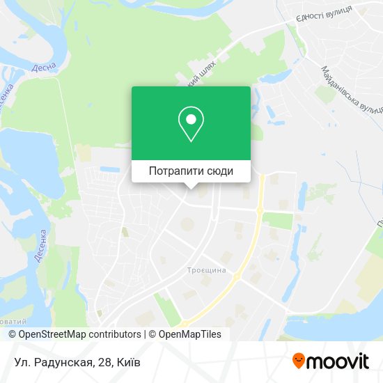 Карта Ул. Радунская, 28