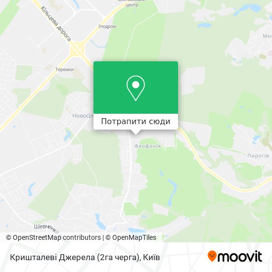 Карта Кришталеві Джерела (2га черга)