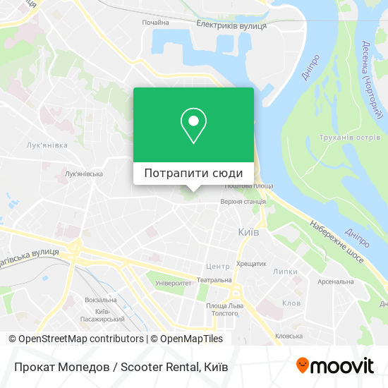 Карта Прокат Мопедов / Scooter Rental