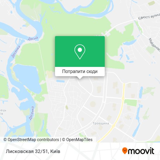 Карта Лисковская 32/51
