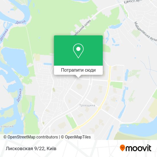 Карта Лисковская 9/22