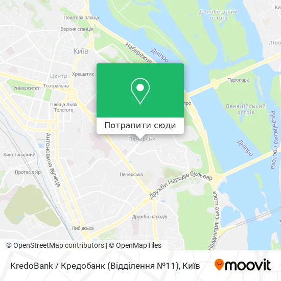 Карта KredoBank / Кредобанк (Відділення №11)