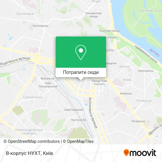 Карта В-корпус НУХТ