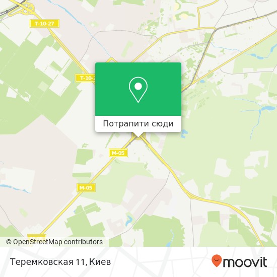 Карта Теремковская 11