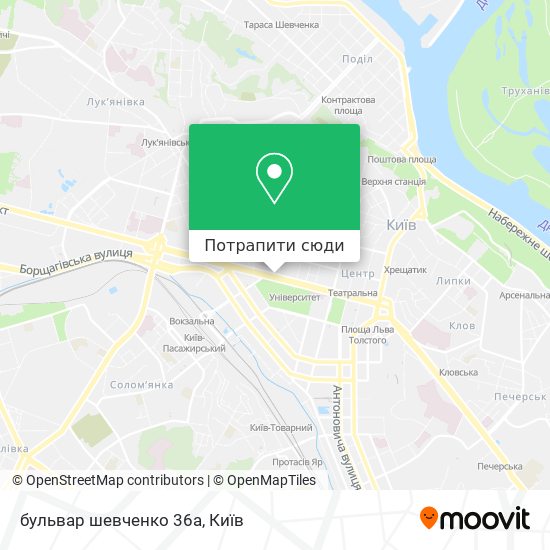 Карта бульвар шевченко 36а