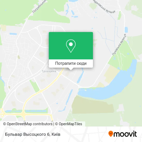 Карта Бульвар Высоцкого 6