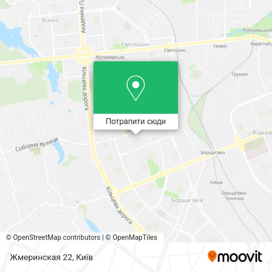 Карта Жмеринская 22