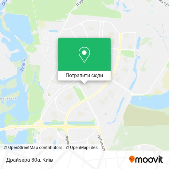 Карта Драйзера 30а