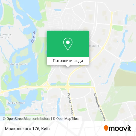 Карта Маяковского 17б