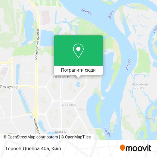 Карта Героев Днепра 40а