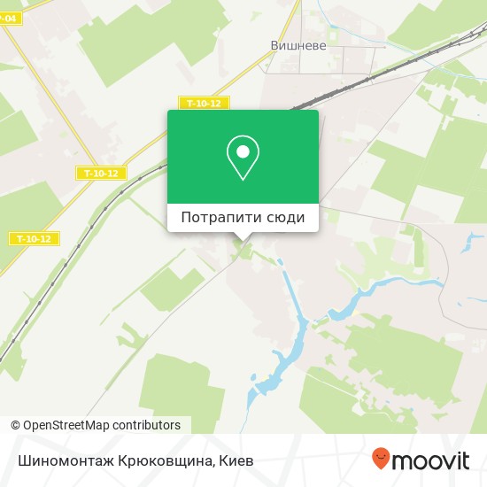 Карта Шиномонтаж Крюковщина