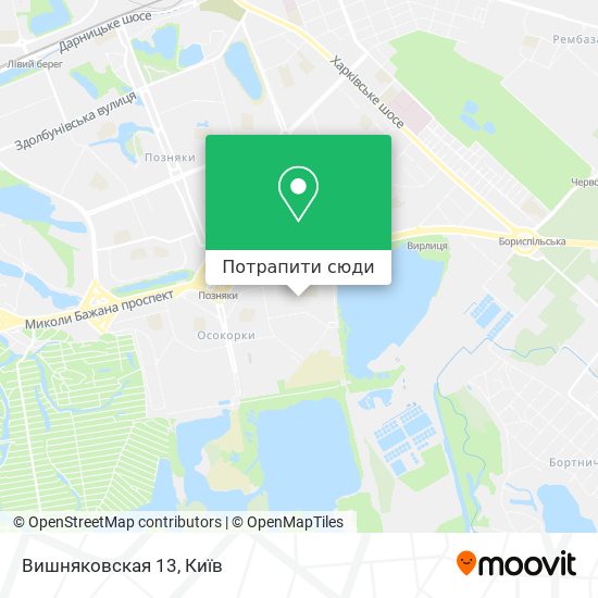 Карта Вишняковская 13