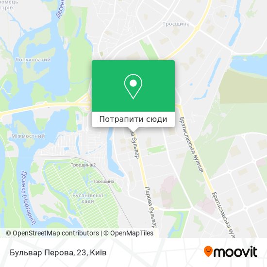 Карта Бульвар Перова, 23