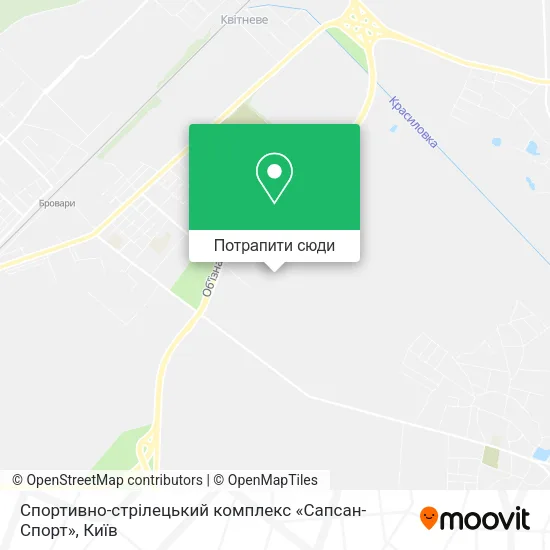 Карта Спортивно-стрiлецький комплекс «Сапсан-Спорт»