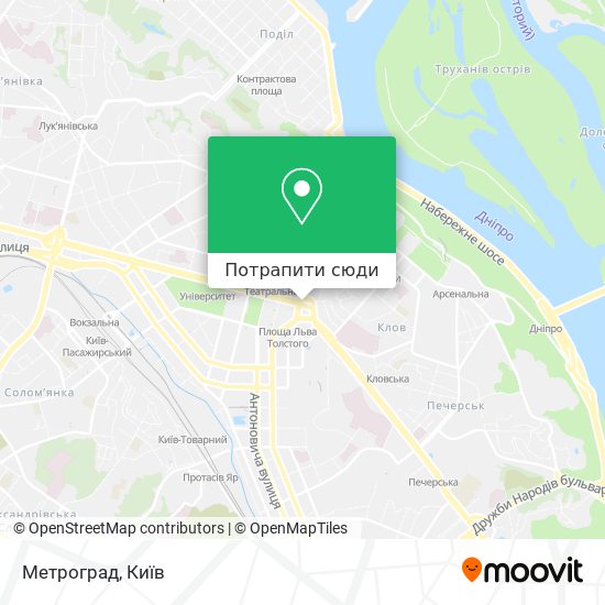 Карта Метроград