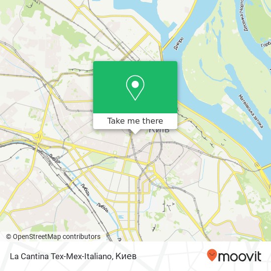Карта La Cantina Tex-Mex-Italiano