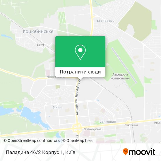 Карта Паладина 46/2 Корпус 1
