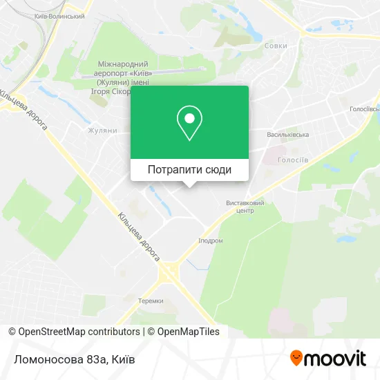 Карта Ломоносова 83а