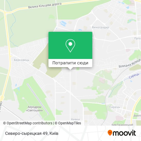 Карта Северо-сырецкая 49