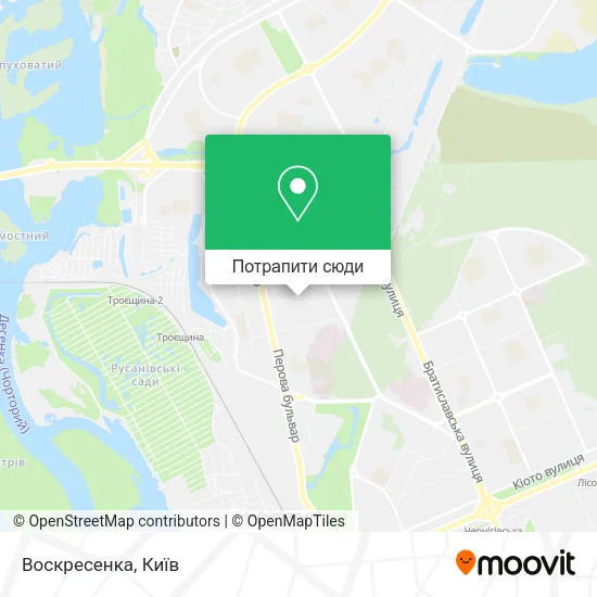 Карта Воскресенка