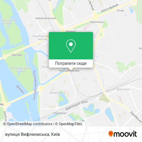 Карта вулиця Вифлеємська