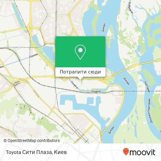 Карта Toyota Сити Плаза