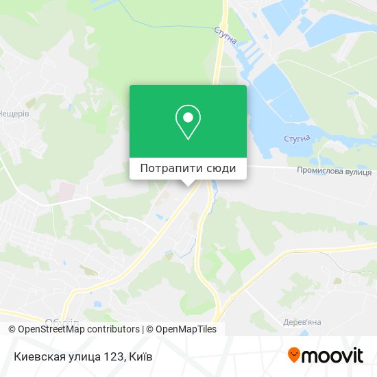 Карта Киевская улица 123