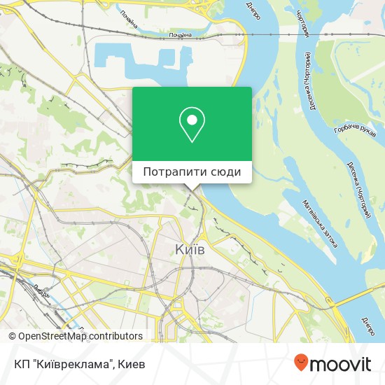Карта КП "Київреклама"