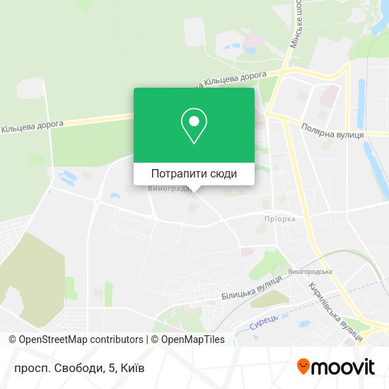 Карта просп. Свободи, 5