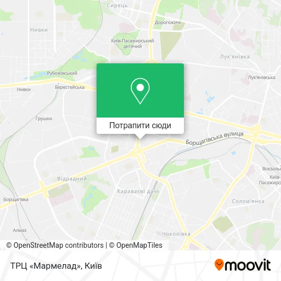 Карта ТРЦ «Мармелад»