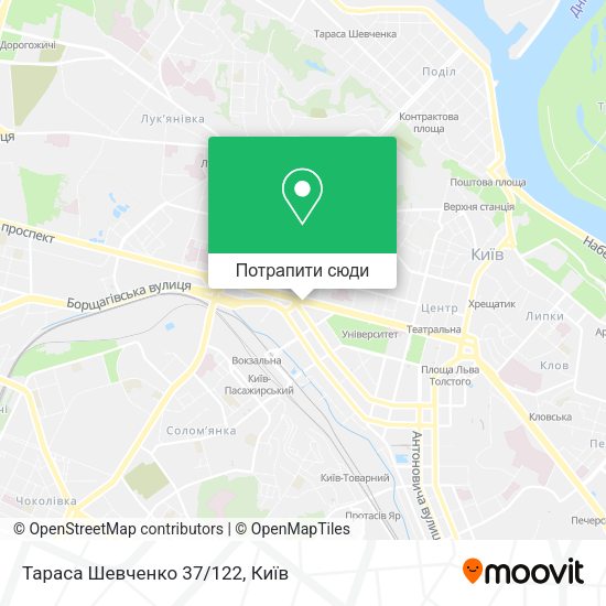 Карта Тараса Шевченко 37/122