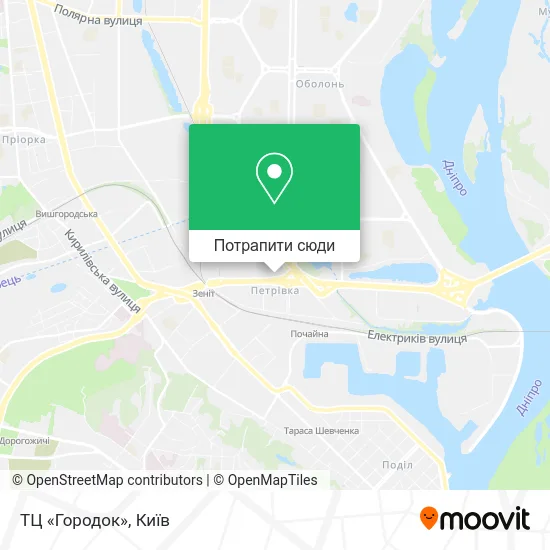 Карта ТЦ «Городок»