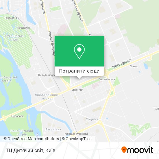 Карта ТЦ Дитячий світ