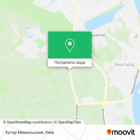Карта Хутор Микильский