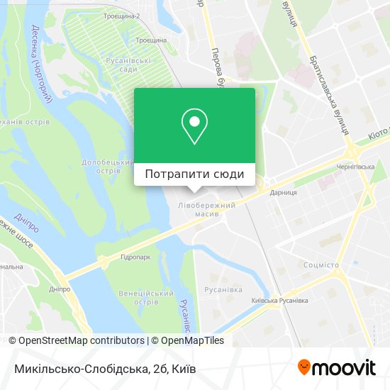 Карта Микільсько-Слобідська, 2б