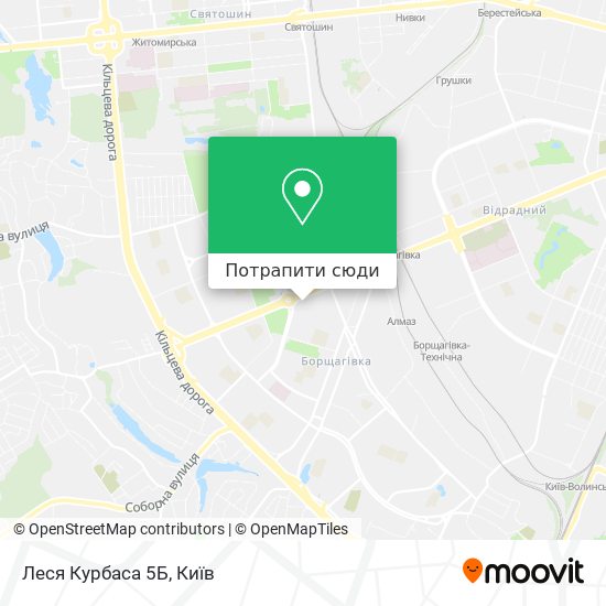 Карта Леся Курбаса 5Б
