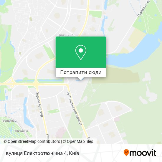 Карта вулиця Електротехнічна 4