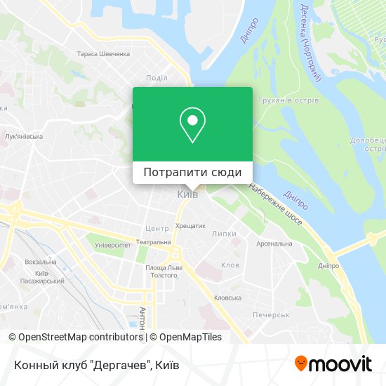 Карта Конный клуб "Дергачев"