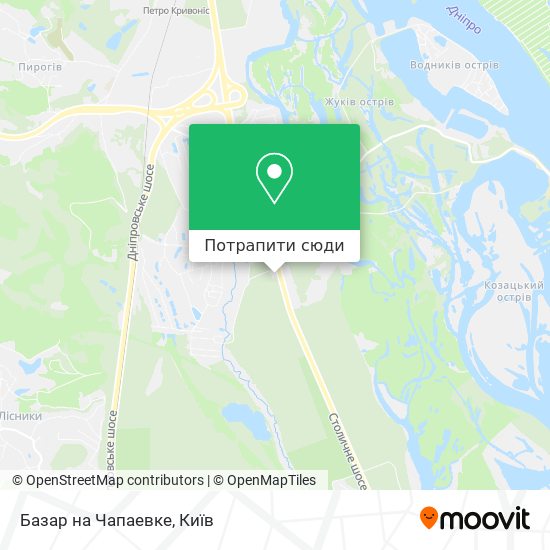 Карта Базар на Чапаевке