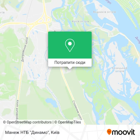 Карта Манеж НТБ "Динамо"