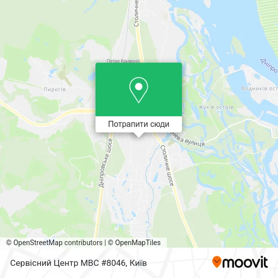 Карта Сервісний Центр МВС #8046