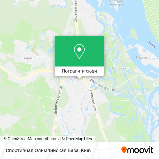 Карта Спортивная Олимпийская База