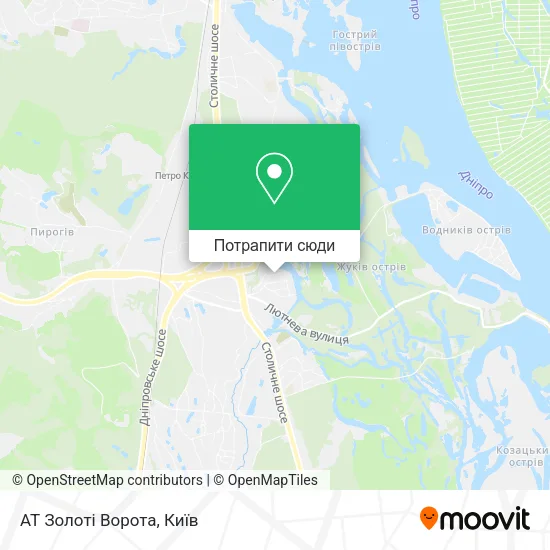 Карта АТ Золоті Ворота