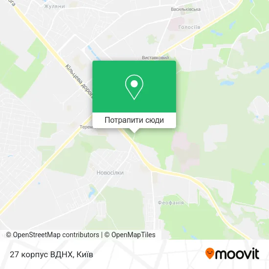 Карта 27 корпус ВДНХ