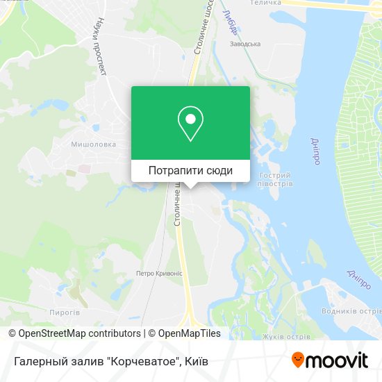 Карта Галерный залив "Корчеватое"