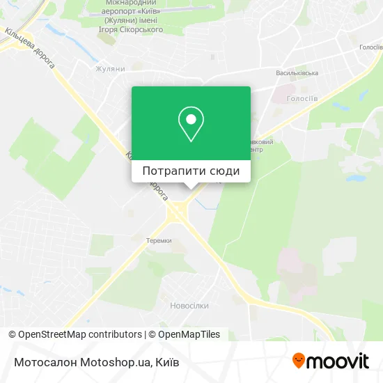 Карта Мотосалон Motoshop.ua