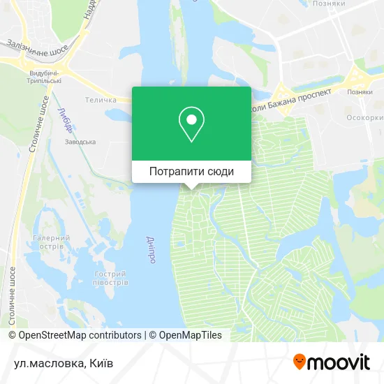 Карта ул.масловка